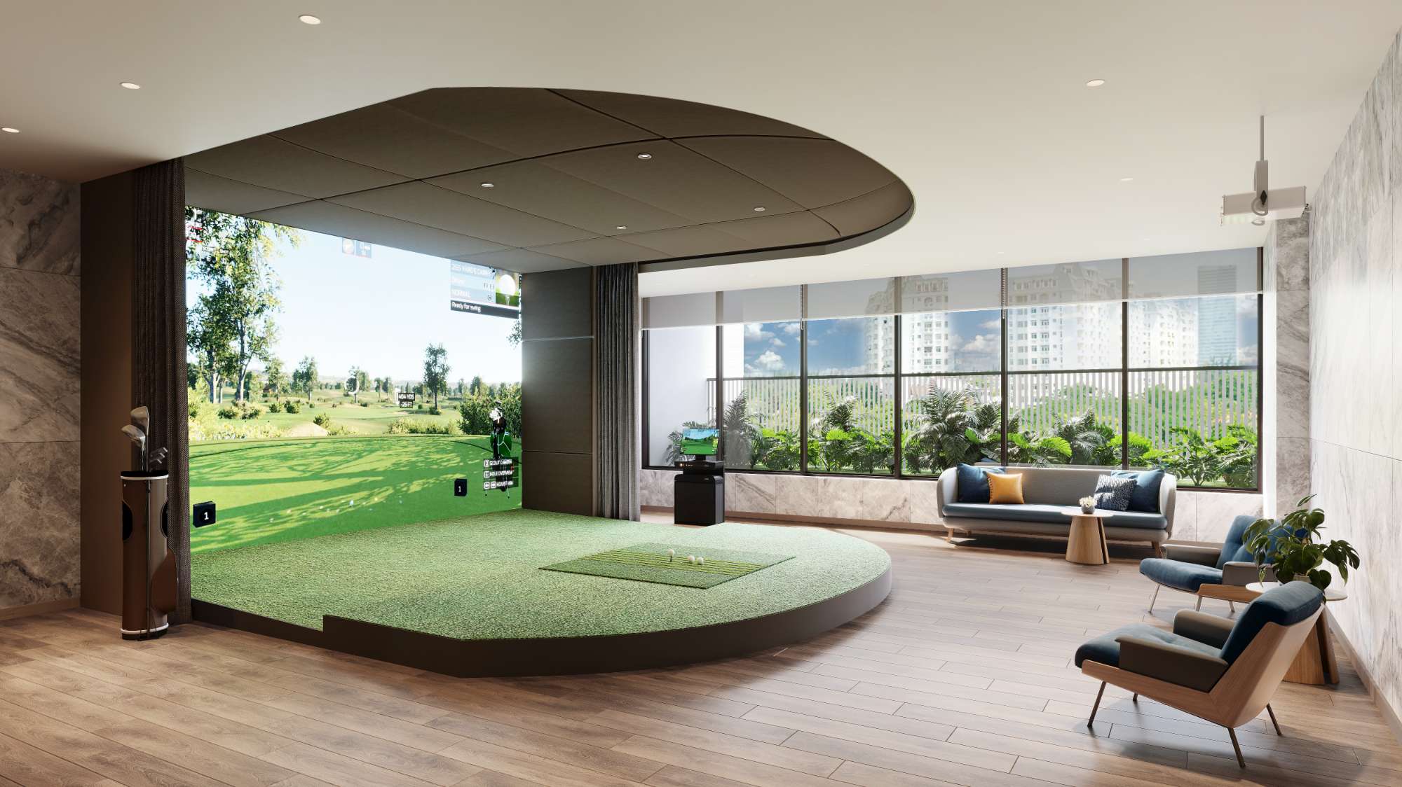 PHÒNG TẬP GOLF GIẢ LẬP